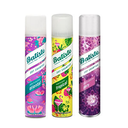 Batiste Dry Shampoo Kit Oriental + Party + Tropical - Набор сухих шампуней 3x200 мл