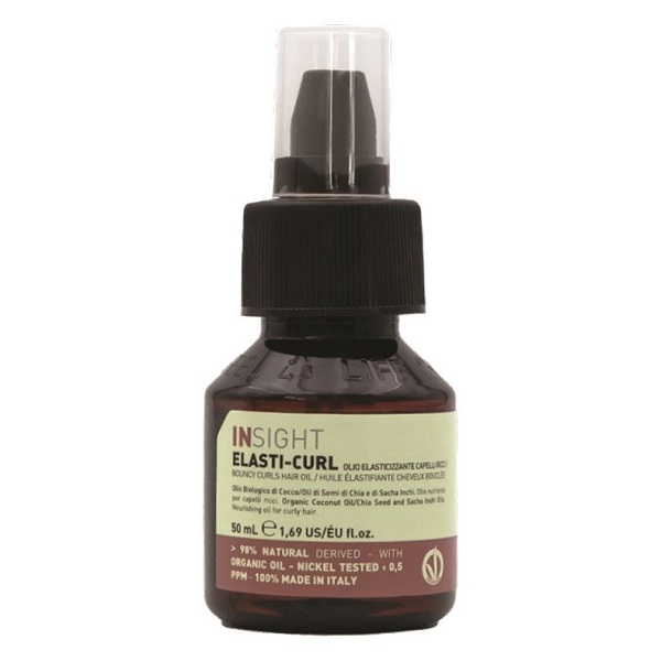 Insight Elasti-Curl Bouncy Curls Hair Oil - Масло-блеск для кудрявых волос 50 мл