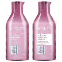 Redken Volume Injection Set - Набор для придания объема тонким волосам (шампунь 300 мл, кондиционер 300 мл)