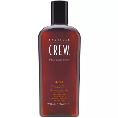 American Crew Classic 3-in-1 Shampoo, Conditioner and Body Wash - Средство 3 в 1 Шампунь, Кондиционер и Гель для душа 250 мл