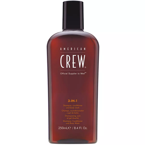 American Crew Classic 3-in-1 Shampoo, Conditioner and Body Wash - Средство 3 в 1 Шампунь, Кондиционер и Гель для душа 250 мл