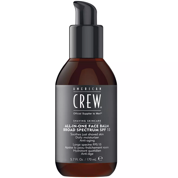 American Crew Shave All in One Face Balm SPF 15 - Увлажняющий бальзам для лица 170 мл