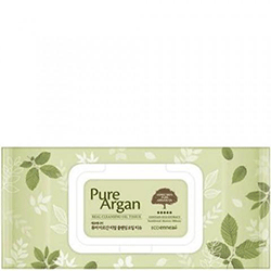 The Welcos Ecoennea Pure Argan Real Cleansing Oil Tissue - Салфетки очищающие