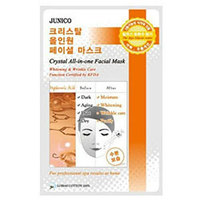 Mijin Cosmetics Junico Crystal All-in-one Facial Mask Hyaluronic Acid - Маска тканевая c гиалуроновой кислотой 25 г