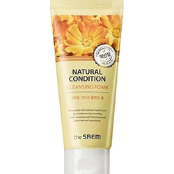 The Saem Natural Condition Sparkling Cleansing Foam Weak Acid -  Пенка для умывания очищающая 150 мл