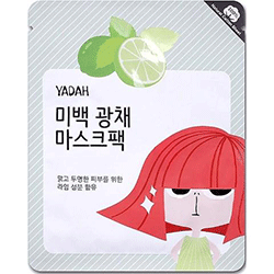 Yadah Brightening Mask Pack - Маска для лица тканевая осветляющая 25 г 