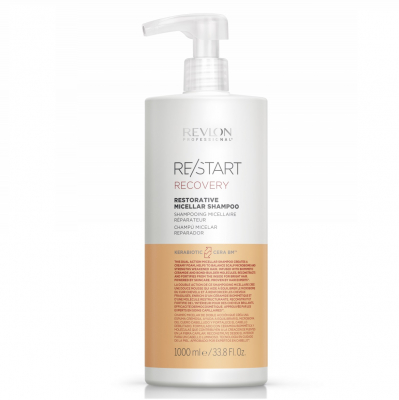 Revlon Professional ReStart Recovery Restorative Micellar Shampoo - Мицеллярный шампунь для поврежденных волос 1000 мл