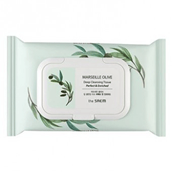 The Saem Marseille Olive Deep Cleansing Tissue - Салфетки очищающие 274 г