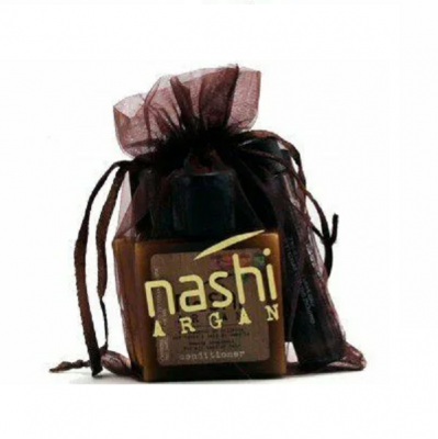 Nashi Argan Travel Set - Набор мини в мешочке (кондиционер 30 мл; шампунь 30 мл; масло 5 мл)