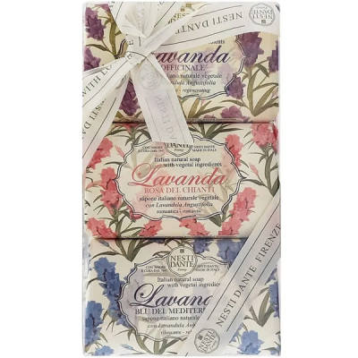 Nesti Dante Lavanda - Набор мыла «лаванда» 3 шт х 150 гр