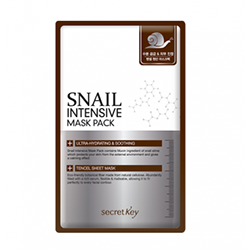 Secret Key Snail Intensive Mask Pack - Маска для лица тканевая с муцином улитки 20 г
