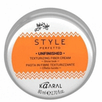 Kaaral Style Perfetto Unfinished Texturizing Fiber Cream - Волокнистая паста для текстурирования волос 80 мл