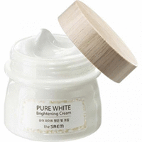 The Saem Pure White Brightening Cream - Крем осветляющий с эффектом сияния 80 мл