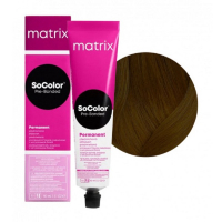 Matrix SoColor Pre-Bonded - Крем-краска для волос с бондером 6A темный блондин пепельный 90 мл
