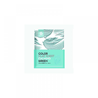 Berrisom G9 Skin Color Clay Sheet Calming Green - Маска для лица глиняная листовая 20 г