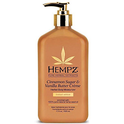 Hempz Cinnamon Sugar and Vanilla Butter Creme Herbal Body Moisturizer - Молочко для тела увлажняющее корица и ваниль 500 мл