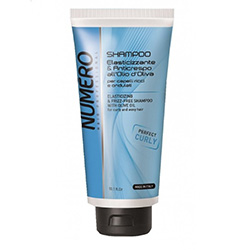 Brelil Numero Curly Elasticizing Shampoo - Шампунь с оливковым маслом для вьющихся и волнистых волос 300 мл
