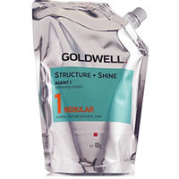 Goldwell Straight And Shine Agent 1 Regular - Смягчающий крем для натуральных нормальных и тонких волос 400 мл