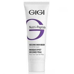 GIGI Cosmetic Nutri-Peptide Second Skin Mask - Маска-пилинг черная пептидная "вторая кожа" 50 мл  