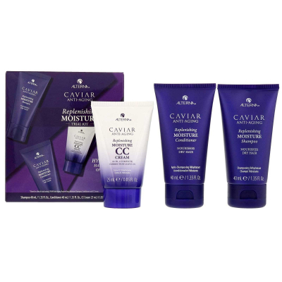 Alterna Caviar Replenishing Moisture Consumer Trial Kit - Набор "комплексная биоревитализация" (шампунь 40 мл, кондиционер 40 мл, сс-крем 25 мл)