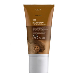 Lakme Teknia Ultra brown treatment - Средство для поддержания оттенка окрашенных волос "Коричневый" 50 мл