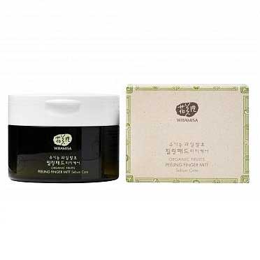 Whamisa Organic Fruits Peeling Finger Mitt - Спонжи для пилинга на основе фруктовых ферментов (для жирной кожи) 180 г