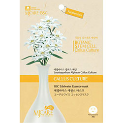 Mijin Cosmetics BSC Essence Mask Edelweiss - Маска тканевая эдельвейс 25 г