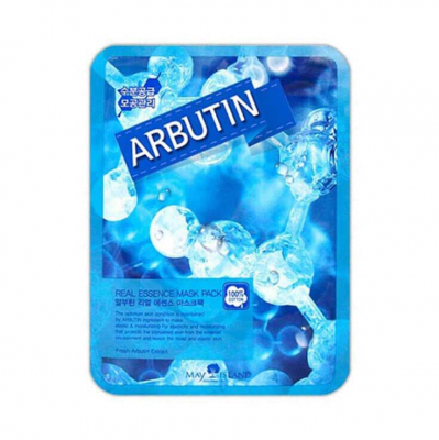 May Island Real Essence Albutin Mask Pack - Маска для лица тканевая 25 мл