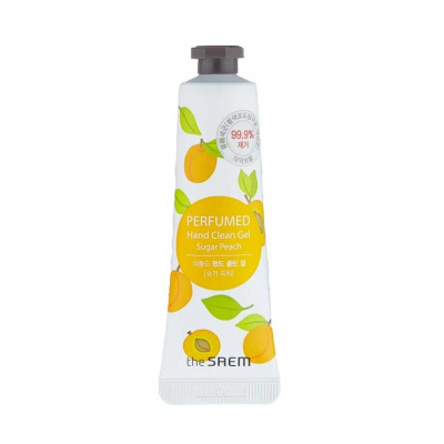 The Saem Perfumed Hand Clean Gel Pure Sugar Peach - Гель для рук с антибактерильным эффектом (сладкий персик) 30 мл