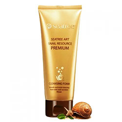 Seantree Snail Resource Premium Cleansing Foam - Пенка для лица улиточная 150 мл