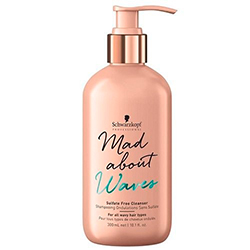 Schwarzkopf Mad About Waves Sulfate Free Cleanser  - Безсульфатный очищающий крем-шампунь для волнистых волос 300 мл