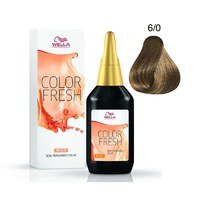 Wella Color Fresh - Оттеночная краска для волос 6/0 темный блонд натуральный 75 мл