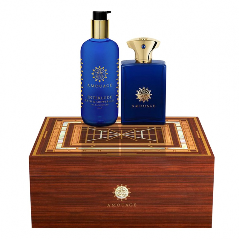 Amouage Interlude For Men - Набор (парфюмерная вода 100 мл + гель для душа 100 мл)