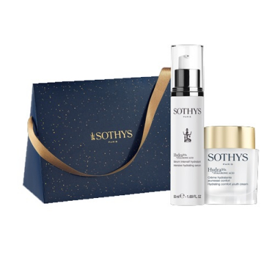 Sothys Hydra Set - Набор "увлажнение и питание лайт версия" (ультраувлажняющий гель-крем для нормальной и комбинированной кожи 50 мл, ультраувлажняющая сыворотка 50 мл)