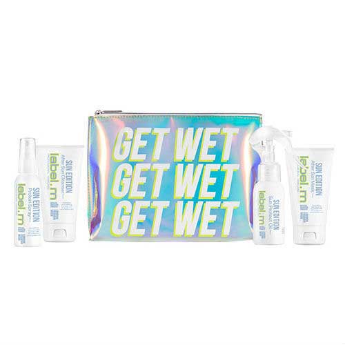 Label.M Sun Edition Get Wet - Летний мини-набор (шампунь 60 мл, маска 60 мл, спрей 60 мл, масло 60 мл)
