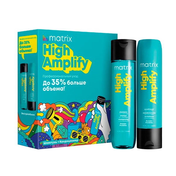 Matrix Total Results High Amplyfy - Весенний набор (шампунь 300 мл + кондиционер 300 мл)