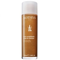 Sothys Sun Care Hair And Body Shimmering Oil - Мерцающее масло для тела и волос 100 мл 