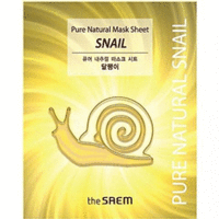 The Saem Pure Natural  Mask Sheet Snail - Маска тканевая с муцином улитки 20 мл