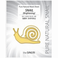 The Saem Pure Natural  Mask Sheet Snail Brightening - Маска тканевая улиточная 20 мл