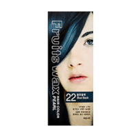 The Welcos Fruits Wax Pearl Hair Color - Краска для волос на фруктовой основе тон 22 (черно-синий) 60 мл*60 г
