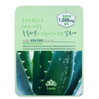 Lioele Essential Mask Aloe - Маска для лица алоэ 20 мл