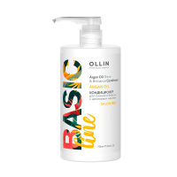 Ollin Basic Line Argan Oil Shine and Brilliance Conditioner - Кондиционер для сияния и блеска с аргановым маслом 750 мл