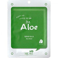 Mijin Cosmetics Care On Mask Pack Aloe - Маска тканевая с алоэ 22 г