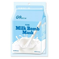 Berrisom G9 Skin Milk Bomb Mask Pure - Маска для лица тканевая 21 мл