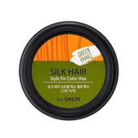 The Saem Silk Hair Style Fix Color Wax Green Kahki - Воск для волос оттеночный 90 г