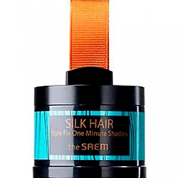 The Saem Silk Hair Style Fix One Minute Shadow Natural Brown - Фиксирующее оттеночное средство для  волос тон 02 (натуральный коричневый) 4 г