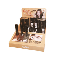 Yadah Quick Tattoo Brow Gel Paper Display Stand - Подставка под тинт-тату бровей (картон)