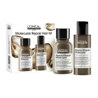 L'Oreal Professionnel Serie Expert Absolut Repair Molecular Duo - Набор мини продуктов для восстановления волос (шампунь 100 мл + сыворотка 75 мл)