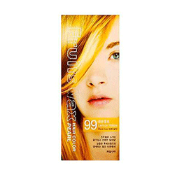The Welcos Fruits Wax Pearl Hair Color - Краска для волос на фруктовой основе тон 99 60 мл*60 г