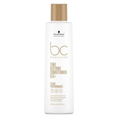 Schwarzkopf BC Bonacure Q10 Time Restore Taming Conditioner - Смягчающий кондиционер для волос 200 мл 